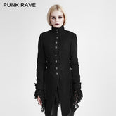 Y-682 Classical Lace Gothic Trench Coats With Perfect Stitching?-??Punk Rave Clothing