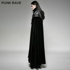 Y-693 Retro Delicate Long Gothic Trench Coats With Hoody?-??Punk Rave Clothing