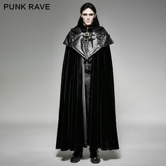 Y-693 Retro Delicate Long Gothic Trench Coats With Hoody?-??Punk Rave Clothing