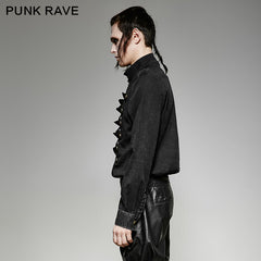 Y-698 Smooth Majesty Vintage Punk Shirts With Multi-breasted?-??Punk Rave Clothing