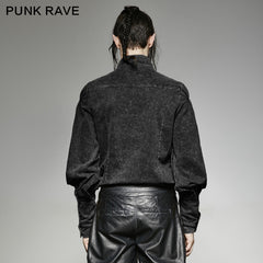 Y-703 Long Fake Two Pieces Punk Shirts For Gentlemen?-??Punk Rave Clothing