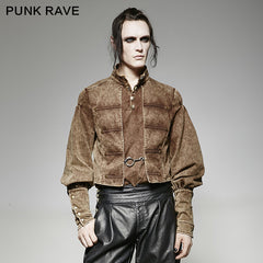 Y-703 Long Fake Two Pieces Punk Shirts For Gentlemen?-??Punk Rave Clothing