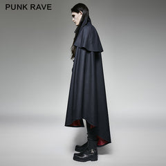 Y-709 Luxury Gothic Trench Coats With Pattern Like Vampire Count Cape?-??Punk Rave Clothing