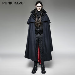 Y-709 Luxury Gothic Trench Coats With Pattern Like Vampire Count Cape?-??Punk Rave Clothing