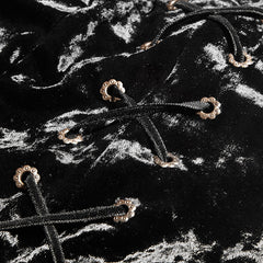 PK-104 Fancy Design Flower Velvet Women Flared Gothic Pants?-??Punk Rave Clothing