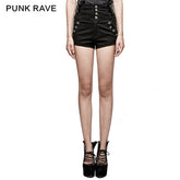 K-272 New Summer Design Military High-waist Versatile Short Punk Pants?-??Punk Rave Clothing