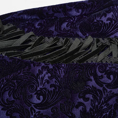 DK-567XCF Goth Dark Texture Jacquard Flare Pants?-??Punk Rave Clothing