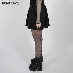 DQ-514BQF Gothic thorn and desire Decal skirt?-??Punk Rave Clothing