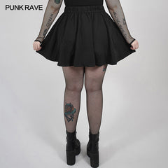 DQ-514BQF Gothic thorn and desire Decal skirt?-??Punk Rave Clothing