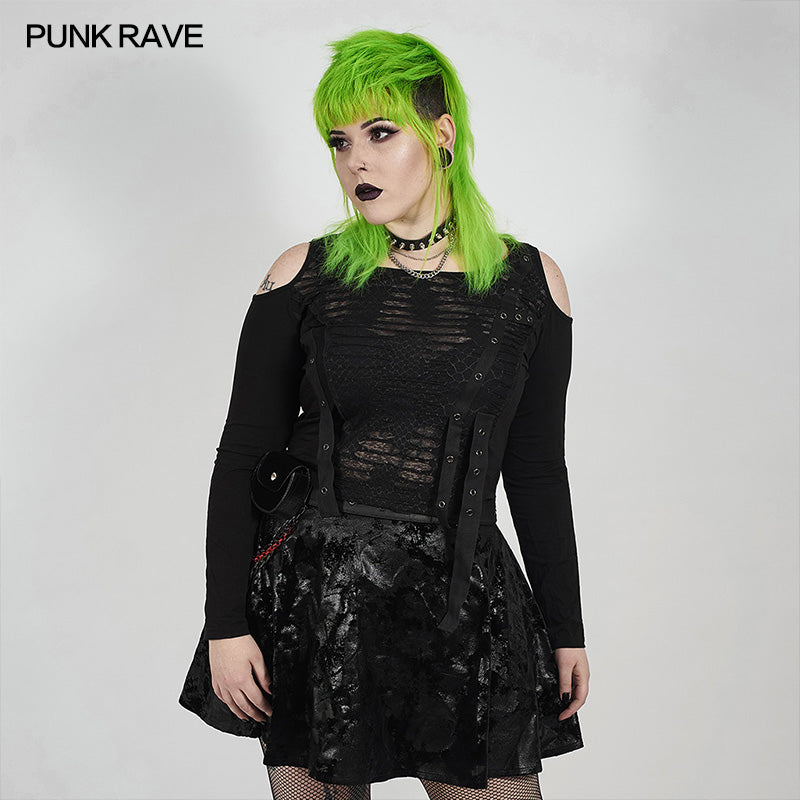 DQ-527BQF 2020 Goth Short Skirt?-??Punk Rave Clothing