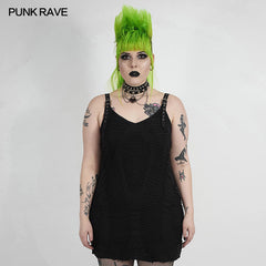 DQ-531LQF Goth sexy braces skirt?-??Punk Rave Clothing