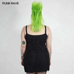 DQ-531LQF Goth sexy braces skirt?-??Punk Rave Clothing