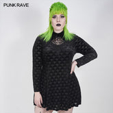 DQ-542LQF Goth dark night vines dress?-??Punk Rave Clothing