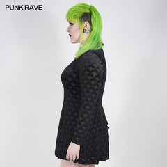 DQ-542LQF Goth dark night vines dress?-??Punk Rave Clothing