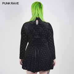 DQ-542LQF Goth dark night vines dress?-??Punk Rave Clothing