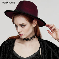 DS-570MZF Goth Gradient Hat?-??Punk Rave Clothing