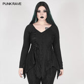 DT-667DQF Gothic gorgeous V-neck dress?-??Punk Rave Clothing