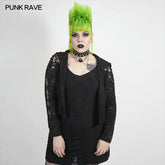 DY-1297XDF Chinoiserie hollow-out rose coat?-??Punk Rave Clothing