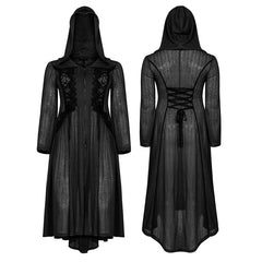 DY-1298ZCF Dark moon long coat?-??Punk Rave Clothing