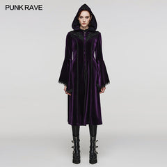DY-1510LCF Goth Gorgeous Velvet Coat?-??Punk Rave Clothing
