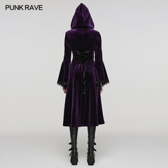 DY-1510LCF Goth Gorgeous Velvet Coat?-??Punk Rave Clothing