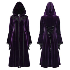 DY-1510LCF Goth Gorgeous Velvet Coat?-??Punk Rave Clothing
