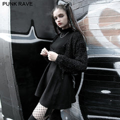 OPQ-881BQF Punk pretend Waist sealing with tight-waist braces overskirt?-??Punk Rave Clothing