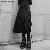 OPQ-883BQF punk front centre open fork two wearing medium skirts?-??Punk Rave Clothing