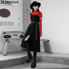 OPQ-885LQF Punk sling workwear dress?-??Punk Rave Clothing