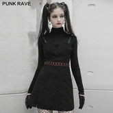 OPQ-887LQF PUNK series suspender fitted strap dress?-??Punk Rave Clothing