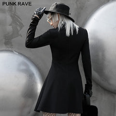 OPQ-917LQF PUNK Stand Collar Dress?-??Punk Rave Clothing