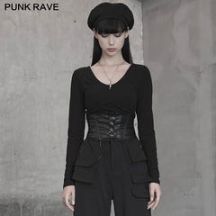 OPS-193YDF Dark and sharp Angle waist seal?-??Punk Rave Clothing
