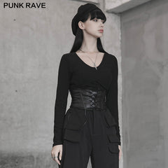 OPS-193YDF Dark and sharp Angle waist seal?-??Punk Rave Clothing