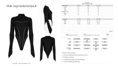 OPT-810DQF Gothic Sweater with Futuristic Cutout Design Long Sleeve