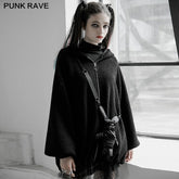 OPY-489XCF Velvet clown hat backpack doll Medium-length coat?-??Punk Rave Clothing