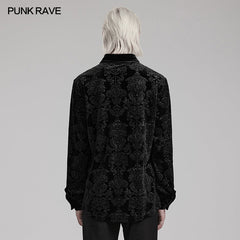 Punk Rave WY-1541CCM Eye-Catching Patterns Gorgeous Goth Man Shirt?-??Punk Rave Clothing