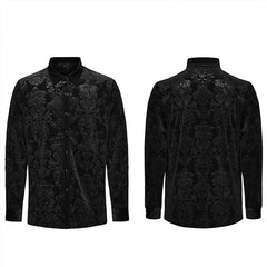 Punk Rave WY-1541CCM Eye-Catching Patterns Gorgeous Goth Man Shirt?-??Punk Rave Clothing
