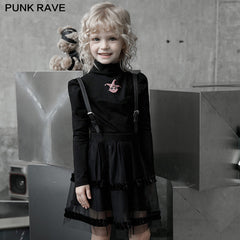 OPQ-894BQF Magic Doll Childrenwear strap mesh bubble skirt?-??Punk Rave Clothing