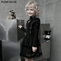 OPQ-894BQF Magic Doll Childrenwear strap mesh bubble skirt?-??Punk Rave Clothing