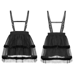 OPQ-894BQF Magic Doll Childrenwear strap mesh bubble skirt?-??Punk Rave Clothing