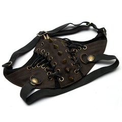 S-182DQM Steam punk metal mask?-??Punk Rave Clothing