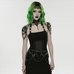WS-891YDF Punk Accessories Chain Skirt Goth Metal Waist Belt