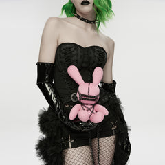 WS-893QTF Pink Bunny Chain Belt Punk Accessories for Edgy Style