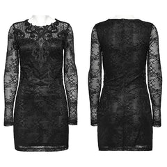 Sexy Mystery WQ-698LQF Goth Formal Party Elegant Lace Dress?-??Punk Rave Clothing