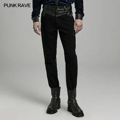 Slim Fit Casual WK-626XCM Tight Mens Punk Gloomy Pants?-??Punk Rave Clothing