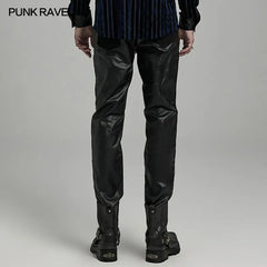 Slim Fit Casual WK-626XCM Tight Mens Punk Gloomy Pants?-??Punk Rave Clothing
