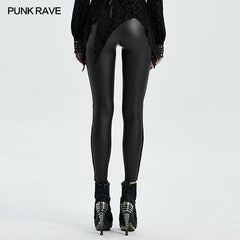 WK-463DDF Gothic burning flower leggings?-??Punk Rave Clothing