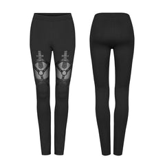 WK-474DDF Gothic architecture womens leggings?-??Punk Rave Clothing