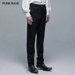 WK-481XCM Goth Cout Bat Pocket Pants?-??Punk Rave Clothing