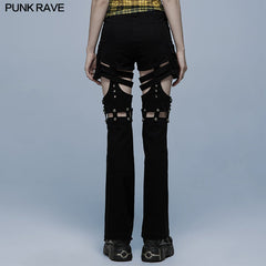 WK-486XCF Punk stylish long pants?-??Punk Rave Clothing